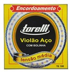 Ficha técnica e caractérísticas do produto Encordoamento Aço Inox Violão com Bolinha - Torelli