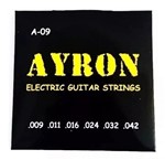 Ficha técnica e caractérísticas do produto Encordoamento Ayron para Guitarra Eletrica 009 A-09 09.42