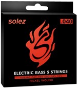Ficha técnica e caractérísticas do produto Encordoamento Baixo 5 Cordas 040 Slb-540 - Solez - Solez Strings