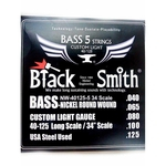 Ficha técnica e caractérísticas do produto Encordoamento Baixo 5 Cordas 40125 Black Smith
