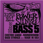 Ficha técnica e caractérísticas do produto Encordoamento Baixo 5 Cordas Ernie Ball 2821 Power Slinky Bass 5 050/135