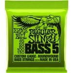 Ficha técnica e caractérísticas do produto Encordoamento Baixo 5 Cordas Ernie Ball 2836 045-130 Regular Slinky Bass 5