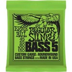 Ficha técnica e caractérísticas do produto Encordoamento Baixo 5 Cordas Ernie Ball 2836 Regular Slinky Bass 5 045/130