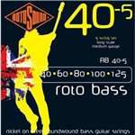 Ficha técnica e caractérísticas do produto Encordoamento Baixo 5 Cordas Rotosound RB40-5 Roto Bass Yellow 40/60/80/100/125
