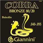 Ficha técnica e caractérísticas do produto Encordoamento Baixolão 4C Giannini Cobra Bronze Tensão 40/95