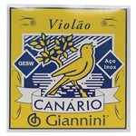 Ficha técnica e caractérísticas do produto Encordoamento Canario para Violão Aco Tensão Media - Giannini