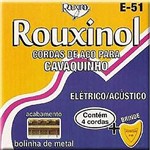 Ficha técnica e caractérísticas do produto Encordoamento Cavaco Rouxinol E51 C/ Bolinha - Nig