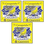 Ficha técnica e caractérísticas do produto 3 Encordoamento Cavaquinho Canario Giannini Gescb - Média