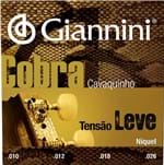 Ficha técnica e caractérísticas do produto Encordoamento Cavaquinho Giannini Cobra 010 -Tensão Leve - GESCL
