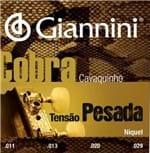 Ficha técnica e caractérísticas do produto Encordoamento Cavaquinho Giannini Níquel Cobra 011 - Tensão Pesada - GESCP