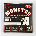 Encordoamento Cleartone Guitarra Drop D 011-56 Monster Heavy