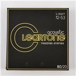 Ficha técnica e caractérísticas do produto Encordoamento Cleartone Violão 012-53 Bronze 80/20 Light