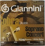 Ficha técnica e caractérísticas do produto Encordoamento Cobra para Ukulele Concert .028/.028 GEUKSC - Giannini