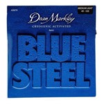 Encordoamento Contra Baixo Blue Steel Medium Light, 4 Cordas 0.45 2674 - Dean Markley