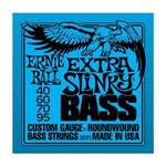 Ficha técnica e caractérísticas do produto Encordoamento Contrabaixo Ernie Ball Extra Slinky Bass 4 Cordas 0.40 2835