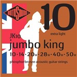 Ficha técnica e caractérísticas do produto Encordoamento Corda Violão 010 Jumbo Rotosound King Jk10