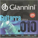 Ficha técnica e caractérísticas do produto Encordoamento Cordas Guitarra 010 Níquel Giannini Mi Extra