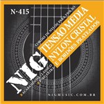 Ficha técnica e caractérísticas do produto Encordoamento Cordas NIG N415 Tensão Média para Violão Nylon - Nig Music