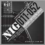 Ficha técnica e caractérísticas do produto Encordoamento Cordas NIG N61 011-052 Níquel para Guitarra - Nig Music