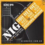 Ficha técnica e caractérísticas do produto Encordoamento Cordas NIG NPB520 011-050 Fósforo Bronze Violão Aço - Nig Music
