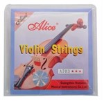 Ficha técnica e caractérísticas do produto Encordoamento Cordas para Violino Alice
