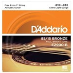Encordoamento D`Addario Extra Light EZ900-B 0.10-0.50 - EC0091