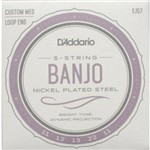 Ficha técnica e caractérísticas do produto Encordoamento D'addario para Banjo EJ57 - 5 Cordas, .011"/.022"