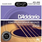 Ficha técnica e caractérísticas do produto Encordoamento D'Addario Violão Aço EXP26 Phosphor Bronze - 011