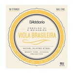 Ficha técnica e caractérísticas do produto Encordoamento de ACO para Viola Brasileira EJ82C - Cebolao MI / Boiadeira - Daddario