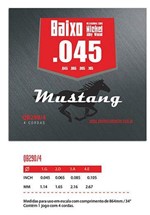 Ficha técnica e caractérísticas do produto Encordoamento de Baixo 4 Cordas 045 Mustang Nickel Qb290-4 - Phx