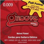 Encordoamento de Guitarra Groove GFP1 0.9 - Grovve