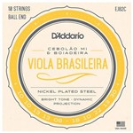 Ficha técnica e caractérísticas do produto Encordoamento de Viola Brasileira Cebolão Mi Ej82c D Addarío - Daddario