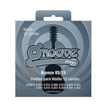 Ficha técnica e caractérísticas do produto Encordoamento de Violão Aço 12 Cordas Groove Gs4pb12 Bronze 0.10
