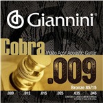 Ficha técnica e caractérísticas do produto Encordoamento de Violão Bronze 0.009 Geefle Giannini