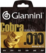 Ficha técnica e caractérísticas do produto Encordoamento de Violão Giannini Bronze 0.010 Geewak