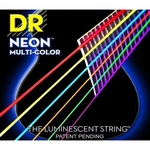 Ficha técnica e caractérísticas do produto Encordoamento Dr Neon Multicolor NMCA-10 para Violão