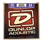 Ficha técnica e caractérísticas do produto Encordoamento Dunlop 6333 011 Bronze 80/20 para Violao Aco Media/leve
