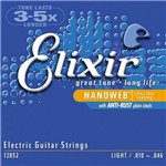 Ficha técnica e caractérísticas do produto Encordoamento Elixir Guitarra 010 Nanoweb Anti Rust