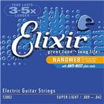 Ficha técnica e caractérísticas do produto Encordoamento Elixir Guitarra 09 Nanoweb Anti Rust