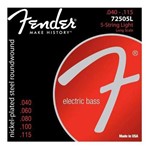 Ficha técnica e caractérísticas do produto Encordoamento Fender Baixo 5 Cordas 040 72505l Niquelado Aço