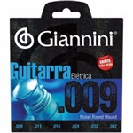 Ficha técnica e caractérísticas do produto Encordoamento Giannini Guitarra Niquel 009
