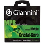Ficha técnica e caractérísticas do produto Encordoamento Giannini Nylon Mpb C/ Bolinha Cristal Ouro