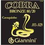 Ficha técnica e caractérísticas do produto Encordoamento Giannini P Cavaquinho Serie Cobra CC82H Pesada (Bronze 8020)
