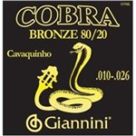 Ficha técnica e caractérísticas do produto Encordoamento Giannini P Cavaquinho Serie Cobra CC82L Leve (Bronze 8020)