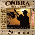 Encordoamento Giannini P Viola Caipira Serie Cobra Gesvm Media (Cobre Prateado)