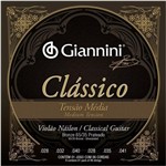 Ficha técnica e caractérísticas do produto Encordoamento Giannini P/ Violão Nailon Clássico Tensão Média GENWPM