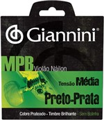 Ficha técnica e caractérísticas do produto Encordoamento Giannini P/ Violão Nylon Pt-prata S/ Bolinha