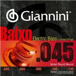 Ficha técnica e caractérísticas do produto Encordoamento Giannini para Baixo de 5 Cordas 045 GEEBRS5