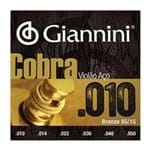 Ficha técnica e caractérísticas do produto Encordoamento Giannini para Violão Aço Cobra Geefle Cobra 010