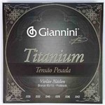 Ficha técnica e caractérísticas do produto Encordoamento Giannini Titanium Violão Nylon Tensão Pesada